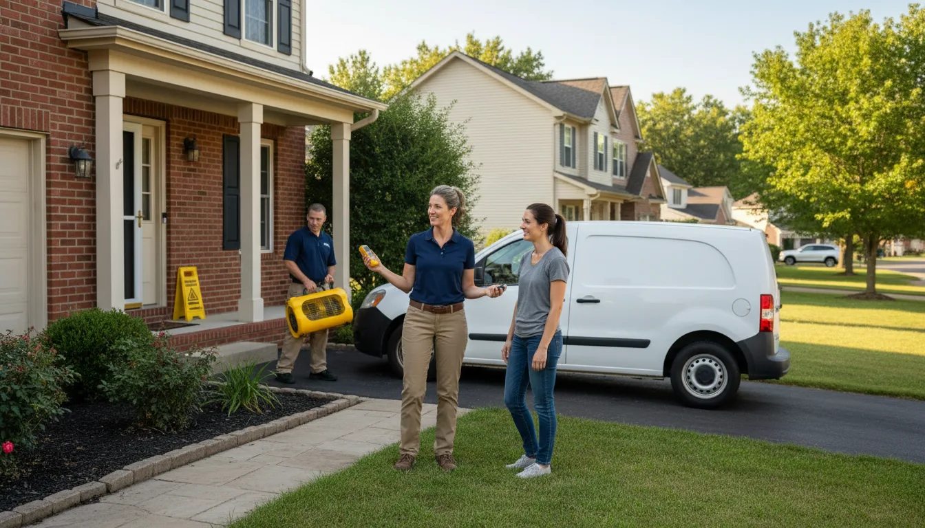 Water restoration image for Fire And Smoke Damage Restoration in Shelbiana, KY